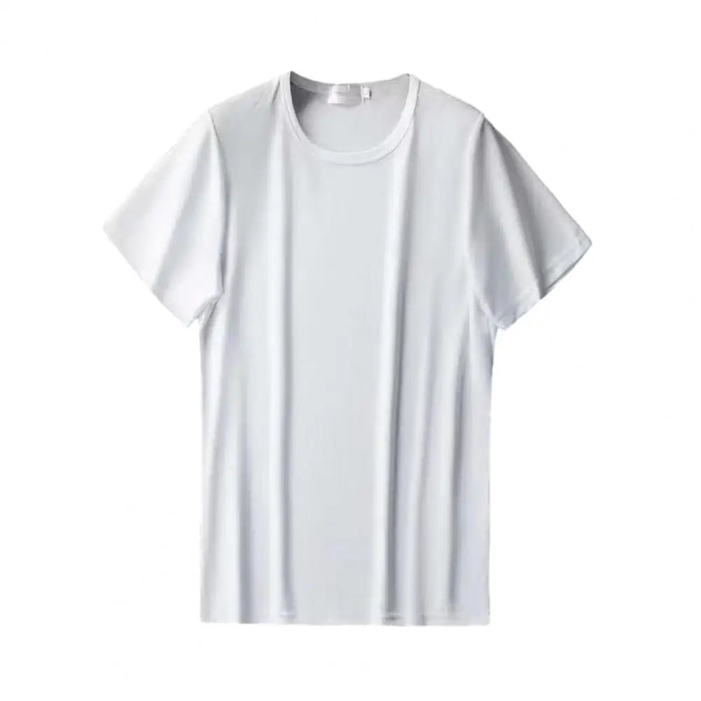 Men's Ice Silk Quick-Dry T-Shirt β Lightweight & Stylish for Summer