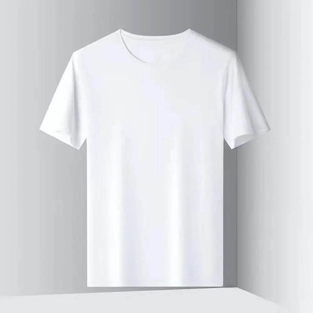 Men's Ice Silk Quick-Dry T-Shirt β Lightweight & Stylish for Summer