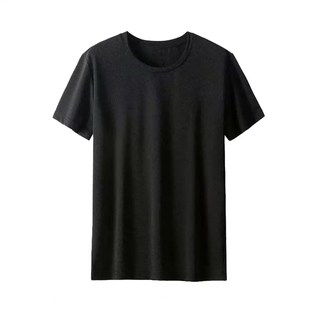 Men's Ice Silk Quick-Dry T-Shirt – Lightweight & Stylish for Summer