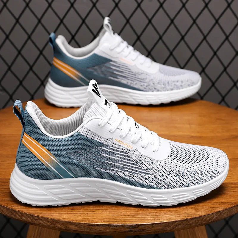 Printed Breathable Running Shoes – Light, Stylish &amp; Built for Performance - Men