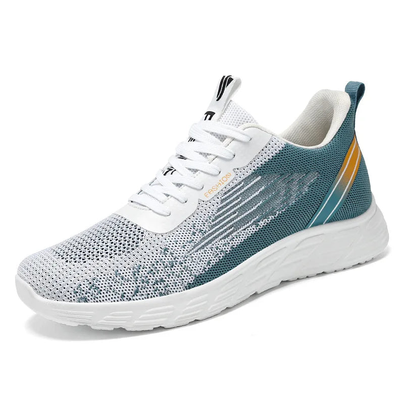 Printed Breathable Running Shoes – Light, Stylish &amp; Built for Performance - Men