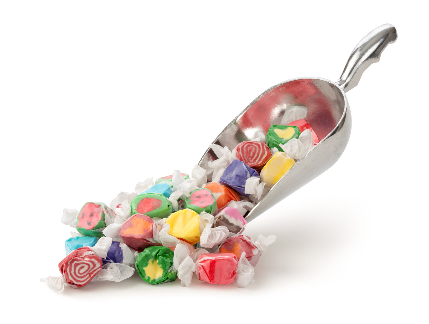 Gourmet Soft and chewy Salt Water Taffy Candy - Individually Wrapped - Bulk bag (Vanilla)